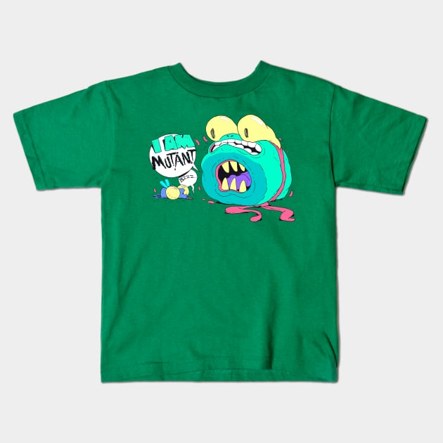 NOT A Teenage Mutant Ninja Whatever Kids T-Shirt by ericdavidhaddad